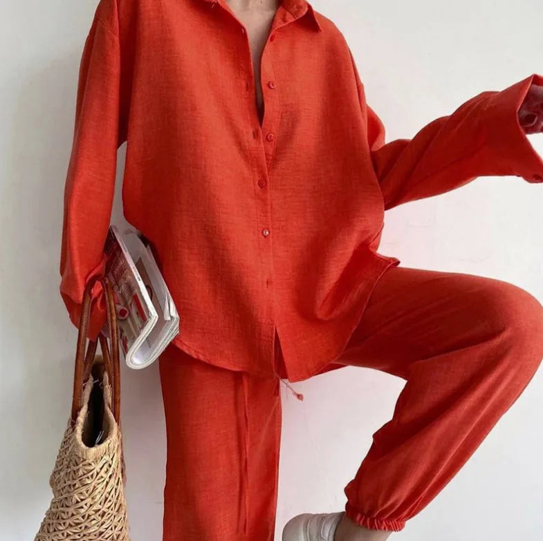 Casual Chic Zweiteiliges Damen-Set