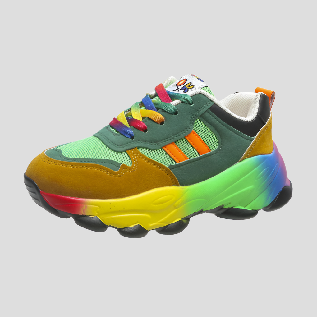 Damen bunte orthopädische Sneaker