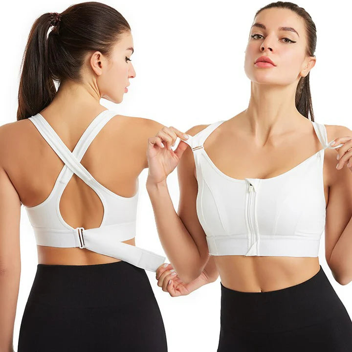 2er-Pack Ultra-Komfort Sport-BHs mit nahtlosem Design und starker Unterstützung