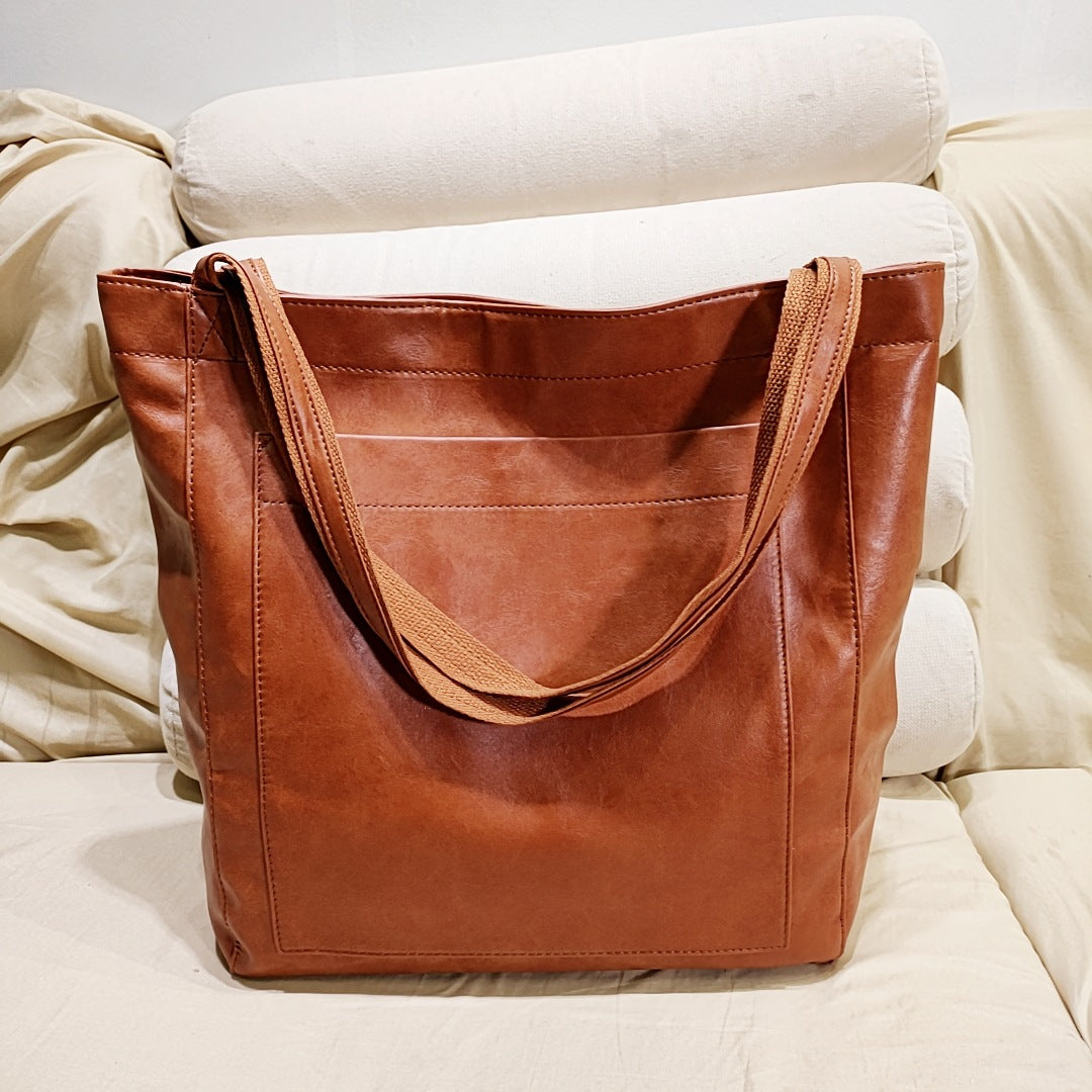 Elegante Damenhandtasche aus weichem Leder