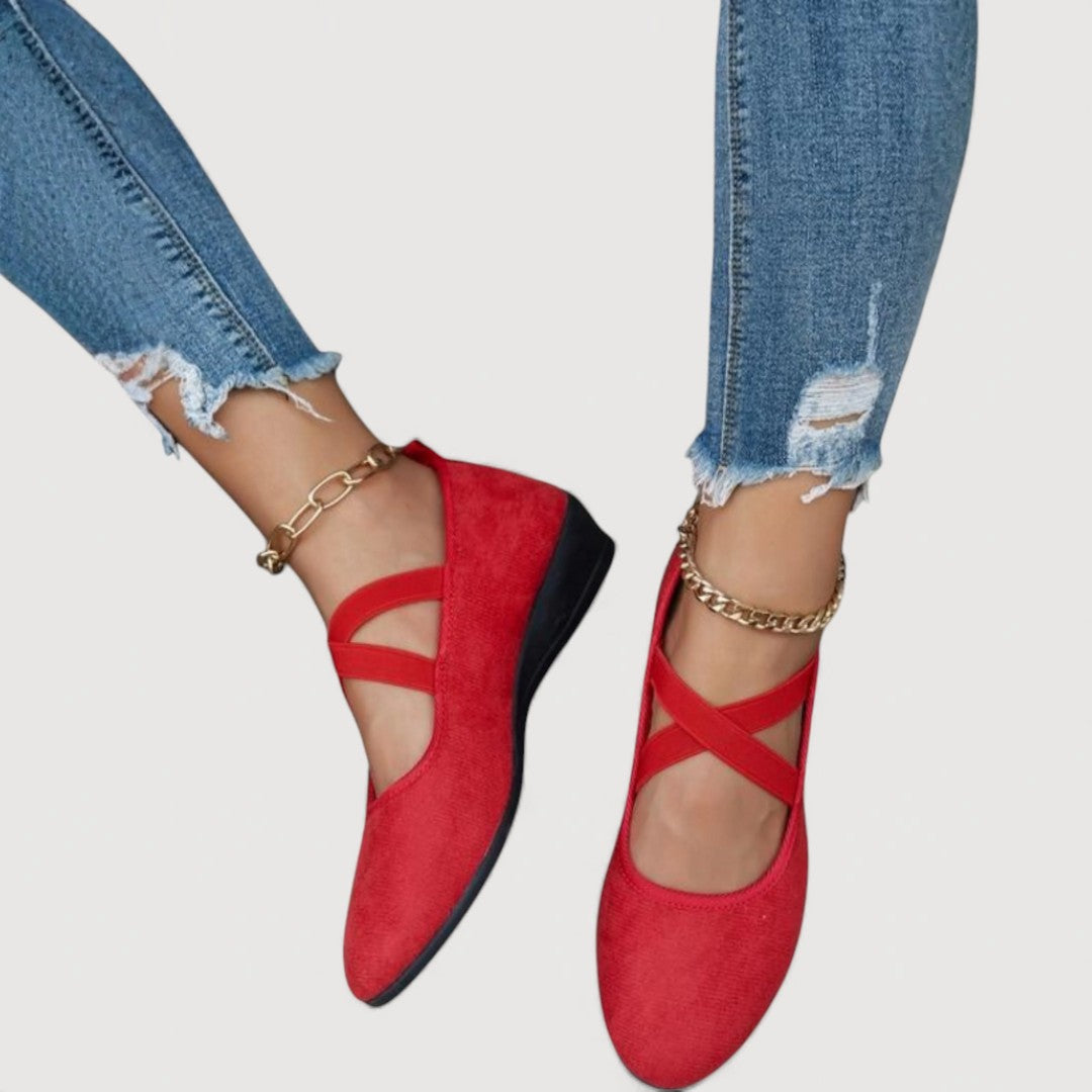 Damen Elegante Ballerinas mit Komfort-Passform