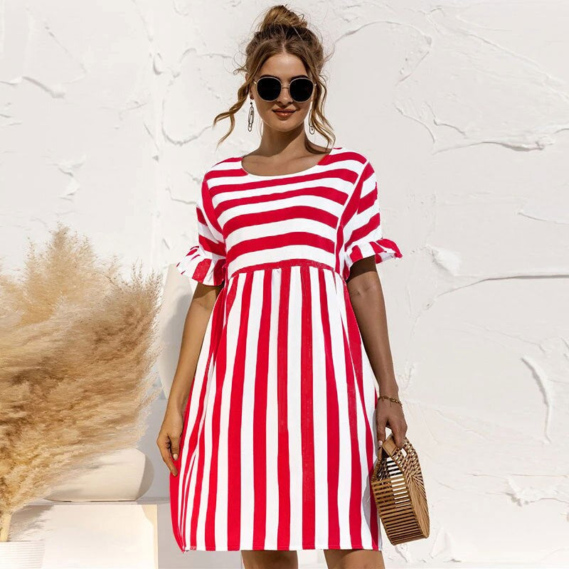 Elegantes Maxikleid mit langen Ärmeln