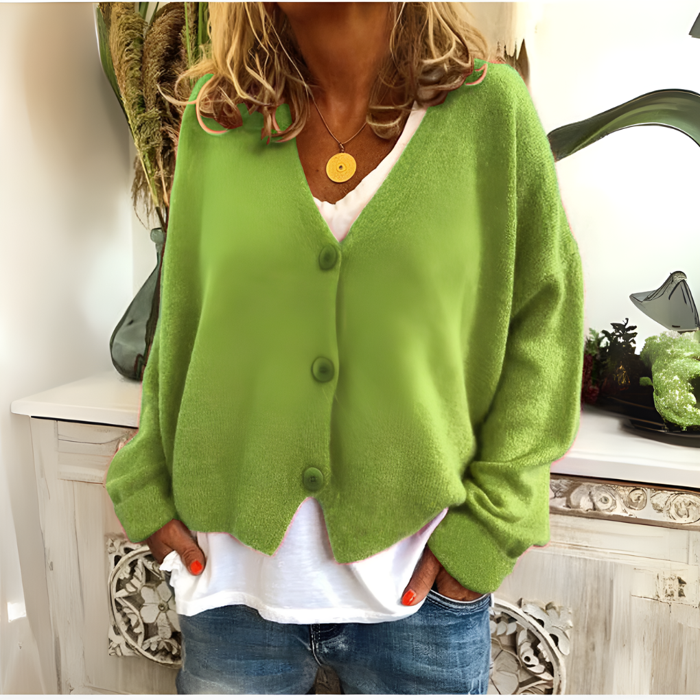 Weicher Strick-Cardigan mit entspannter Passform für Damen