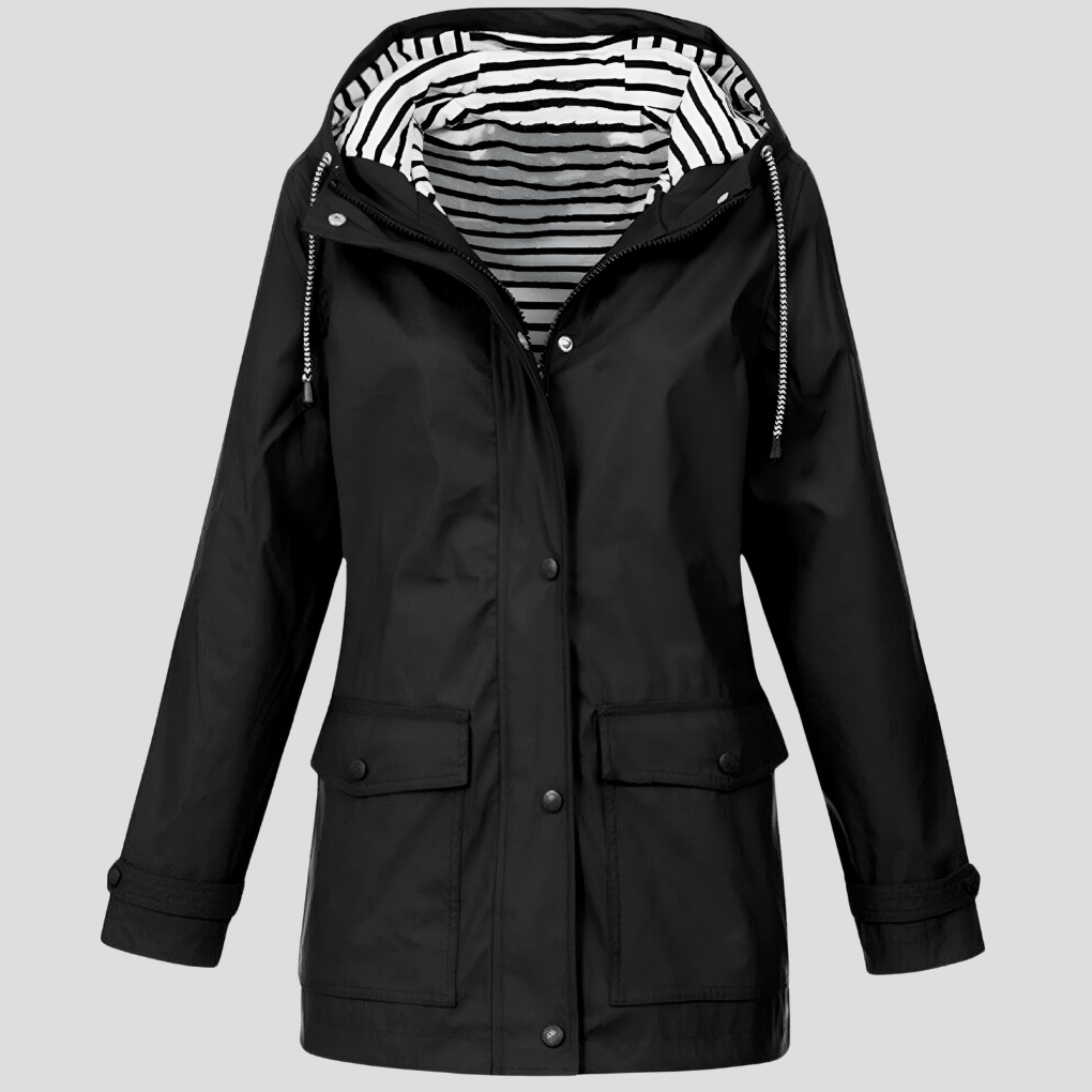 Wasser- und winddichte Damenjacke