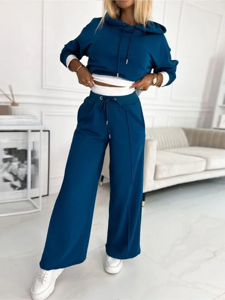 Stilvolle Zweiteilige Damen-Lounge- und Jogging-Set