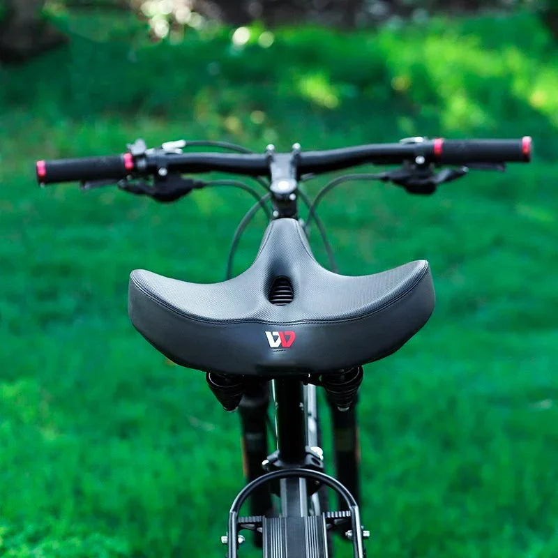 Komfortables Fahrradsattel mit extra breiter Sitzfläche für Damen und Herren