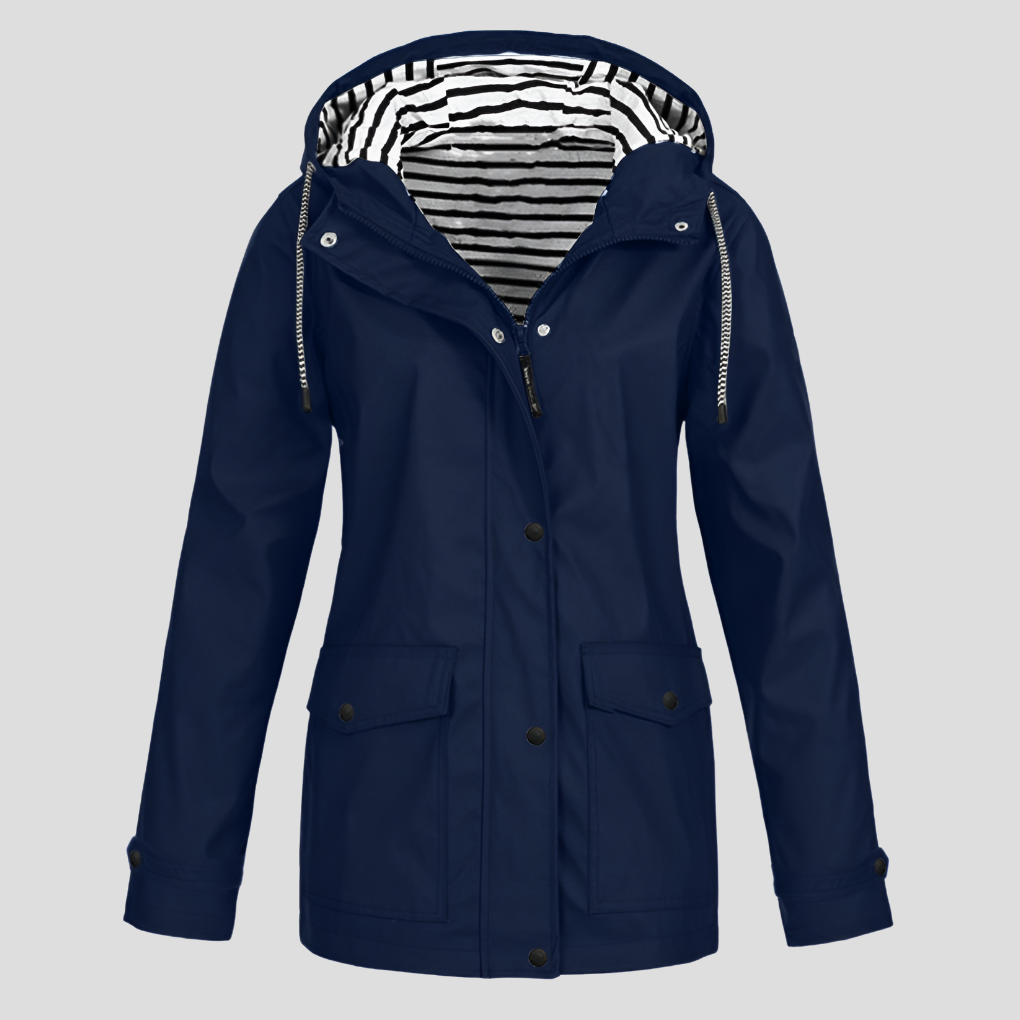 Wasser- und winddichte Damenjacke