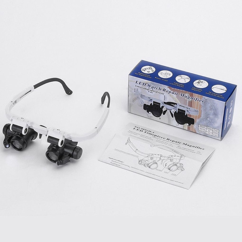 verstellbare LED-Lupenbrillen
