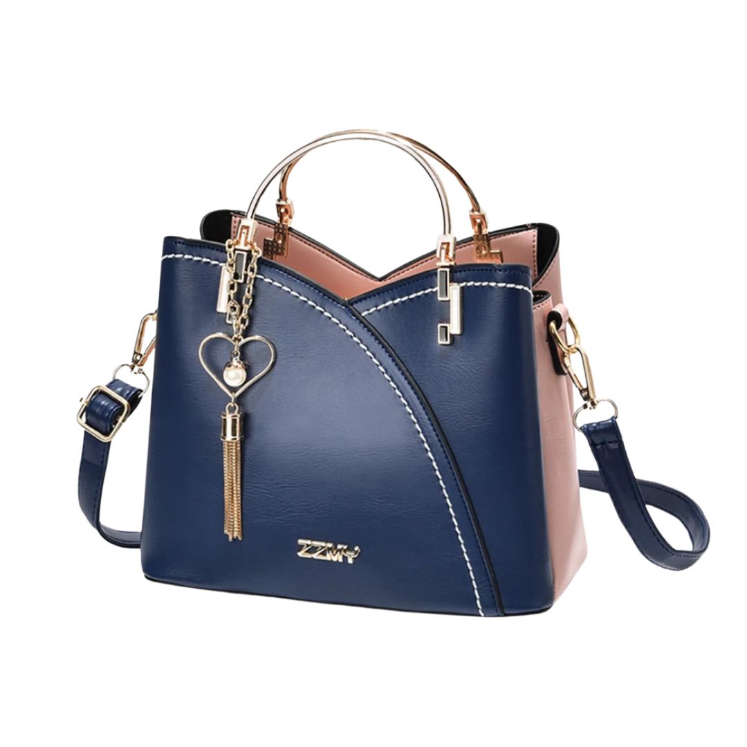Luxetote – Vintage Patchwork PU-Lederhandtasche für Damen