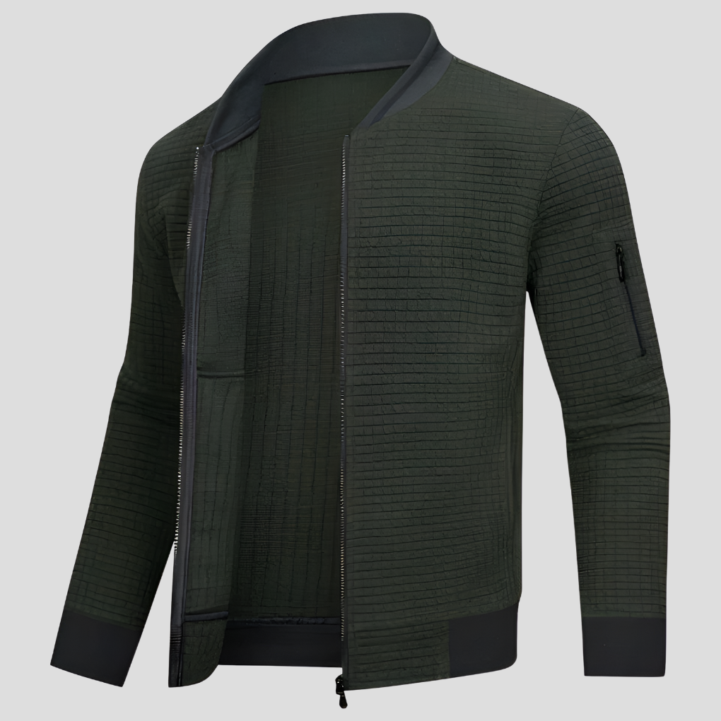 Warme Herren-Strickjacke