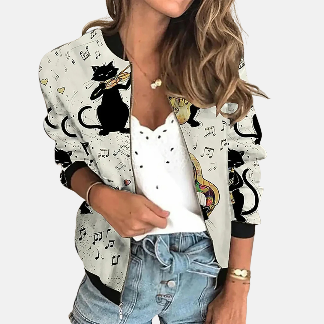 Retro Bomberjacke Damen