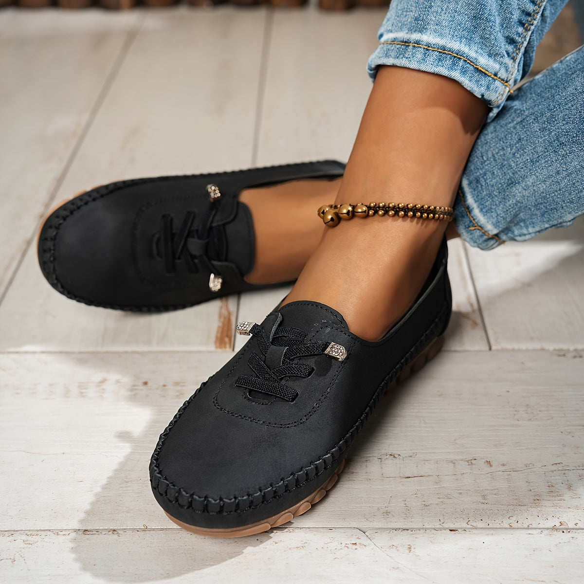 Damen Elegante Orthopädische Loafers