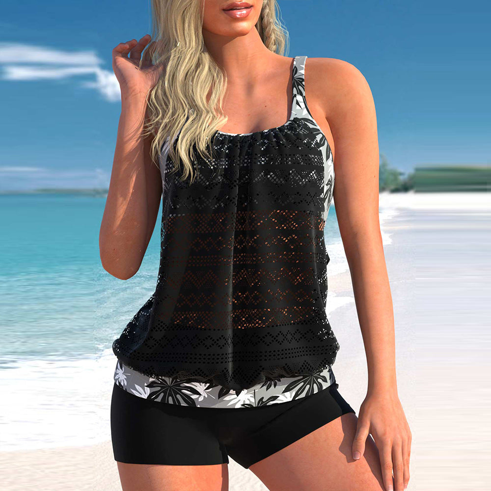 Elegantes Bikini-Set mit Blumenmuster