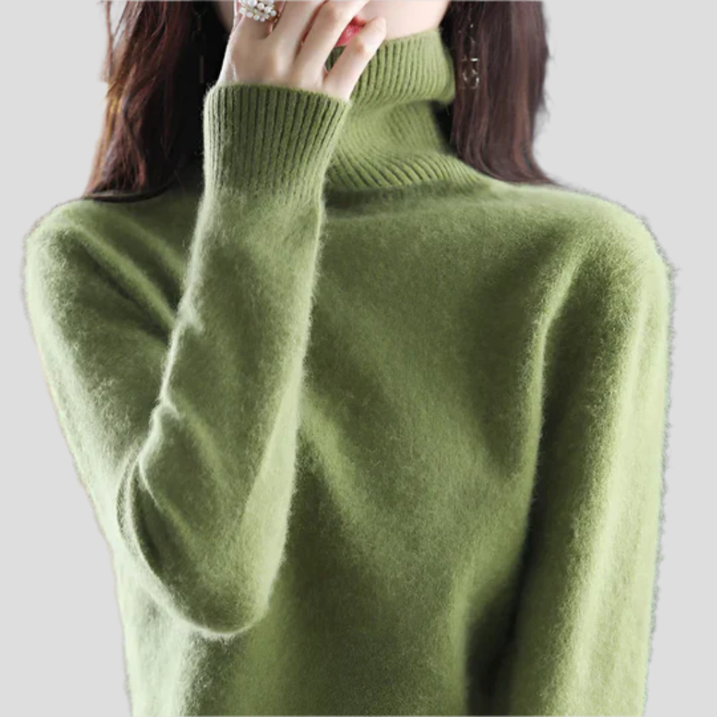 Damen-Rollkragenpullover