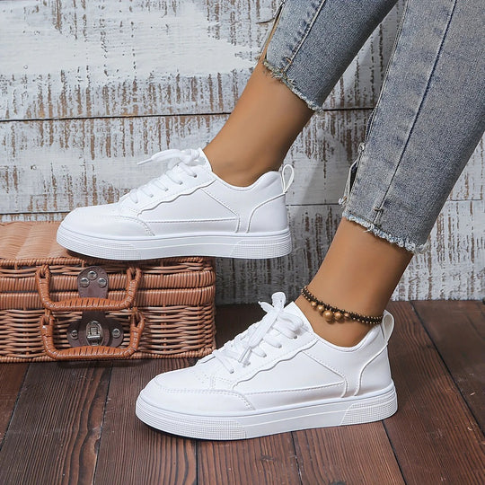 Weiße Damen-Sneaker