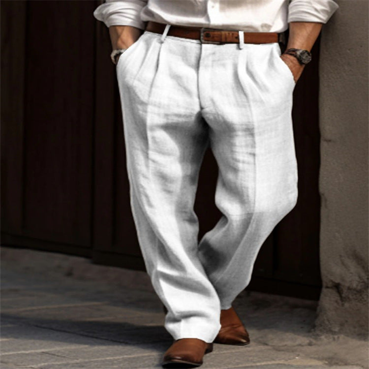 Leichte Leinenhose für Herren