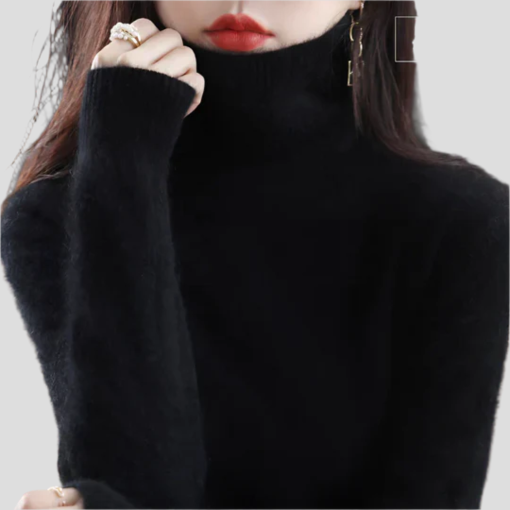 Damen-Rollkragenpullover