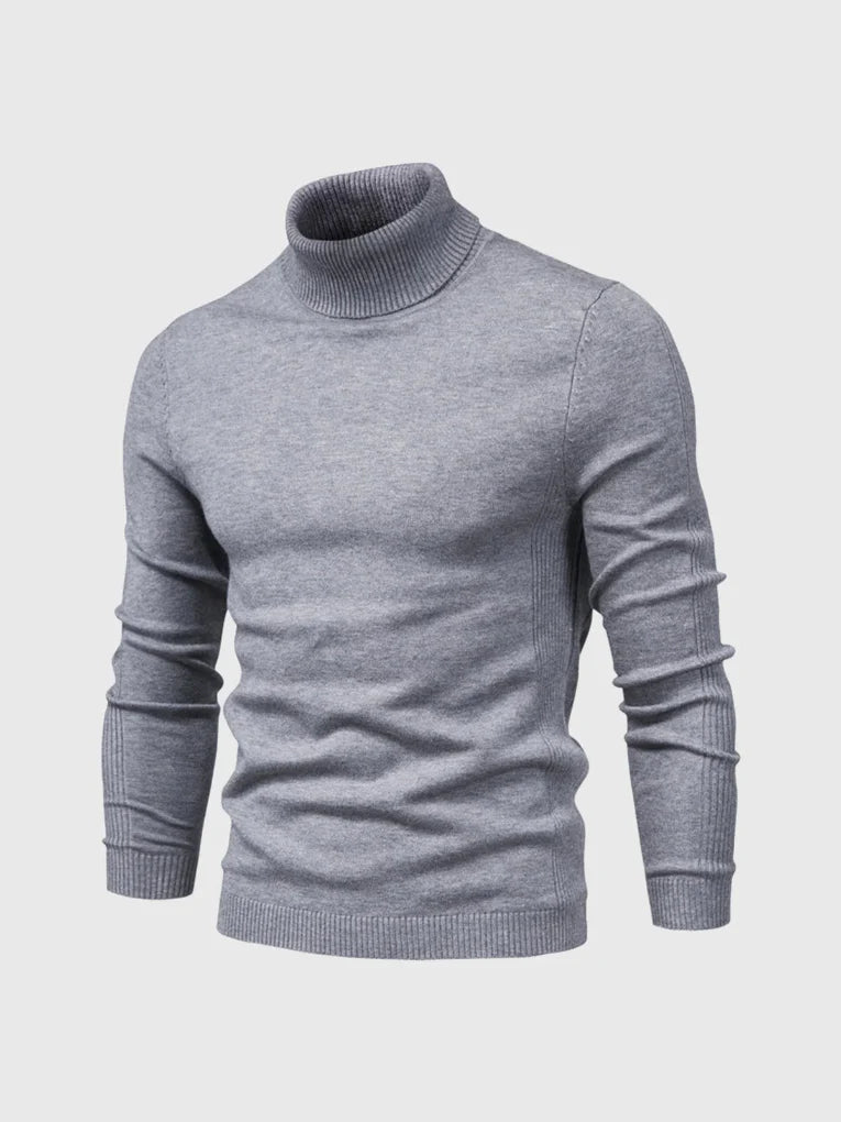 Men's Turtleneck Sweater – Washable and Versatile