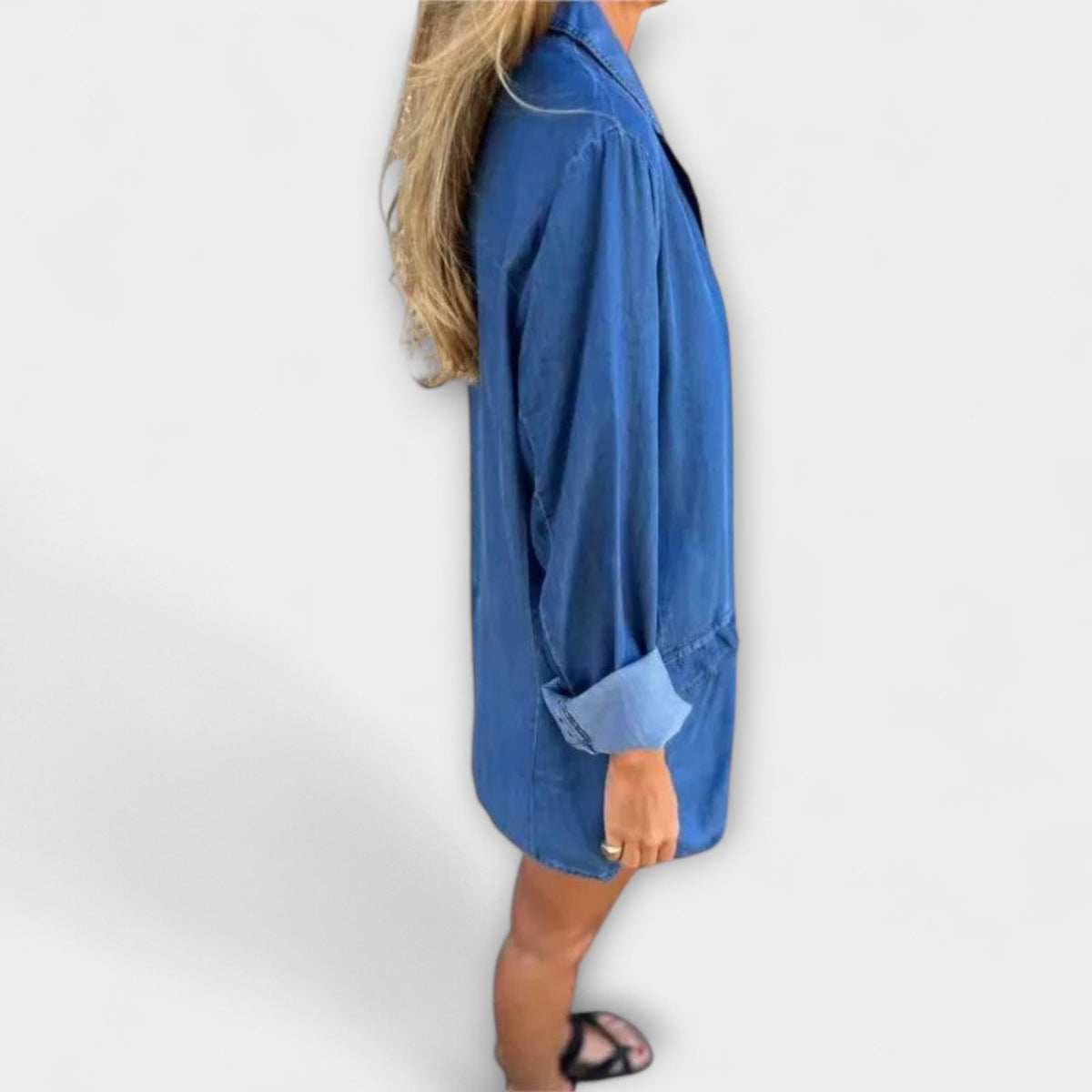 Damen Lässige Jacke mit Knöpfleiste