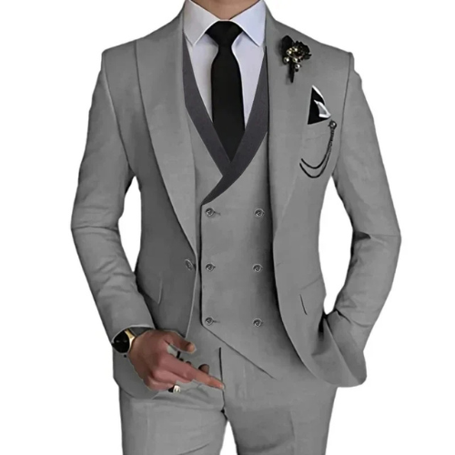Stilvoller 3-teiliger Slim Fit Herrenanzug