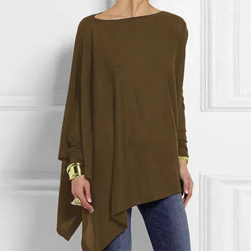 Elegantes Damen-Top mit Langen Ärmeln und Raffiniertem Design