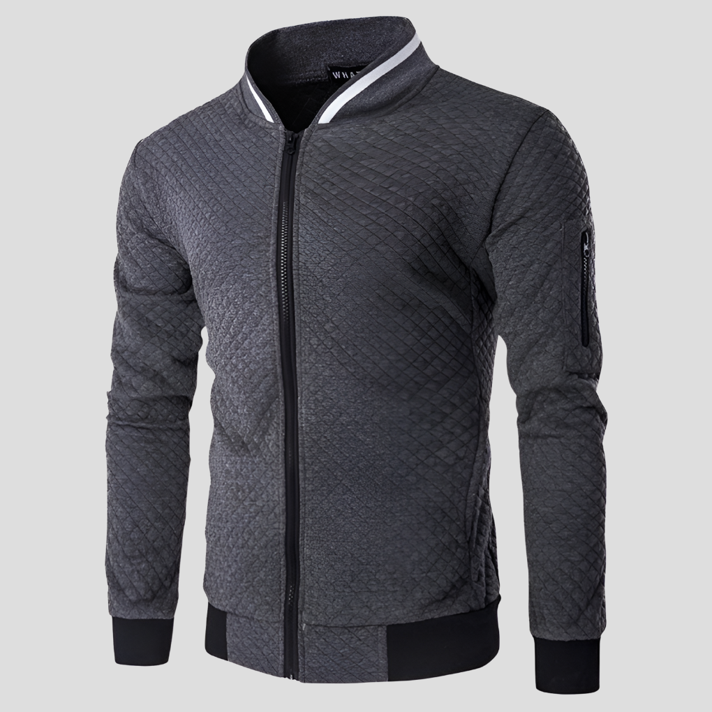 Warme Herren-Strickjacke