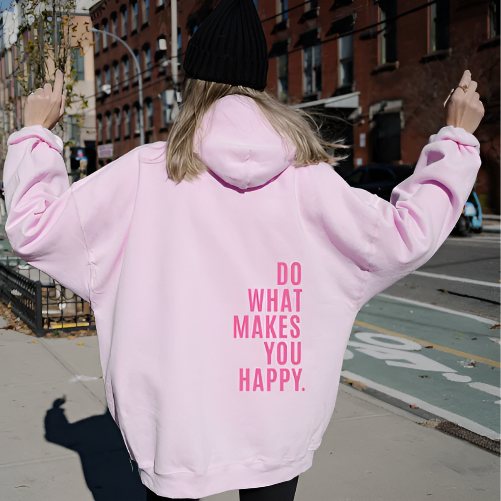 Unisex Happy Kapuzenpullover