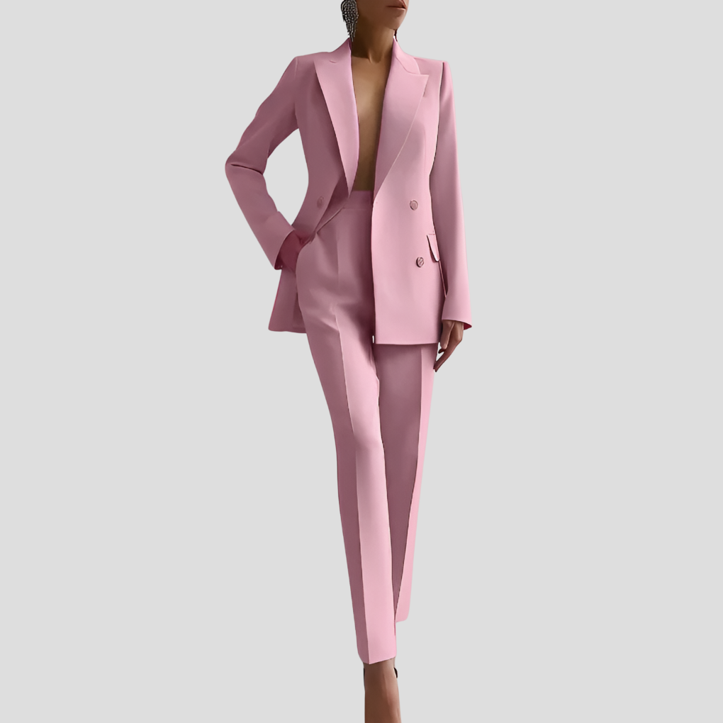 Elegantes Business-Hosenanzug-Set für Damen