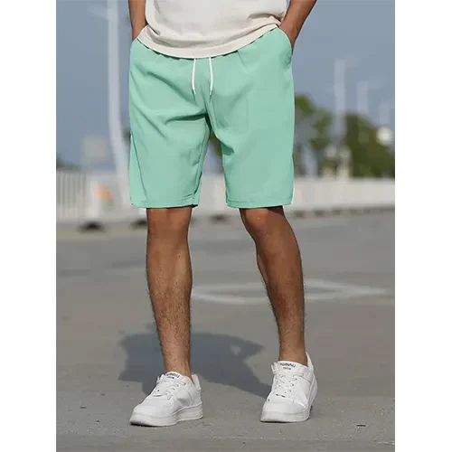 Herren-Shorts mit hoher Taille