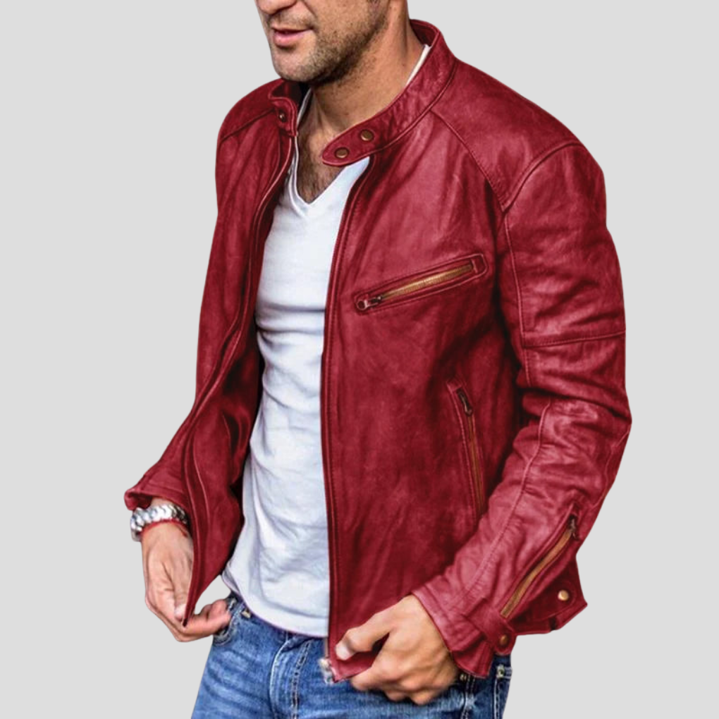 Herren-Stehkragenjacke – Modernes Kleidungsstück für den Alltag