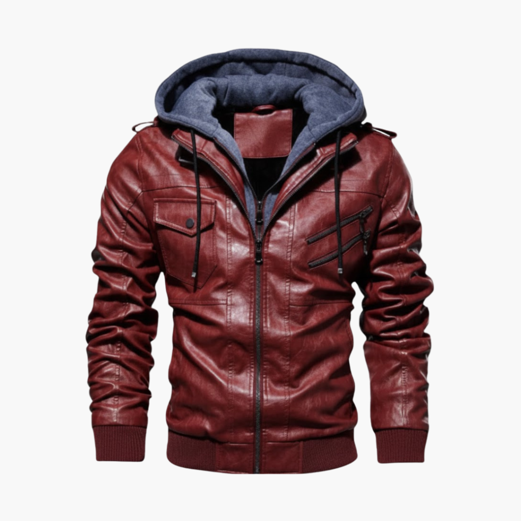 Herren-Hoodie-Jacke mit mehreren Taschen