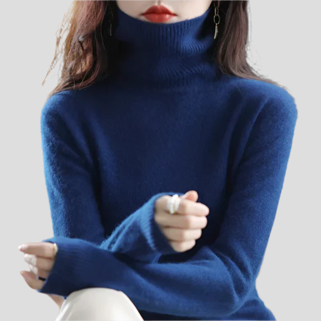 Damen-Rollkragenpullover