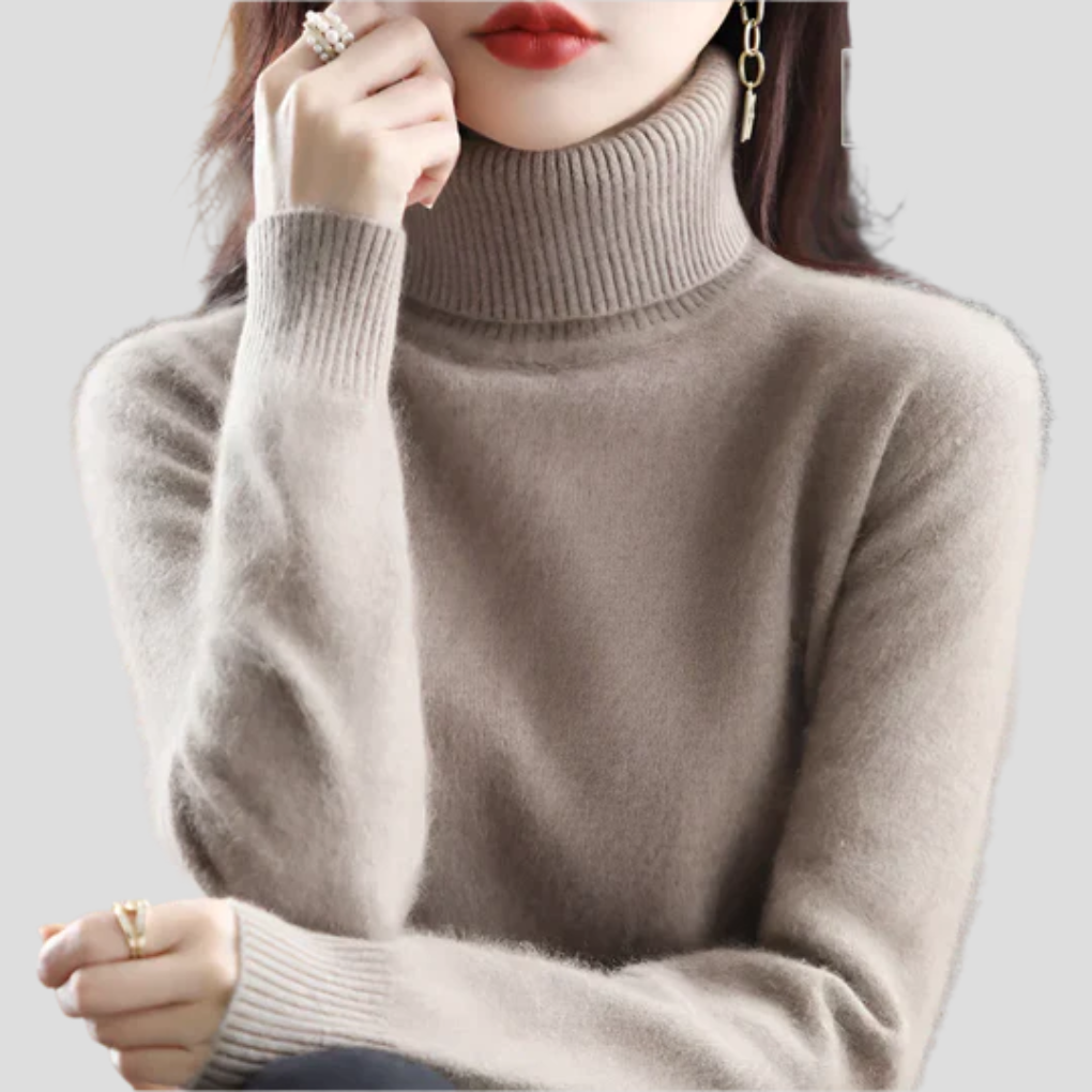Damen-Rollkragenpullover
