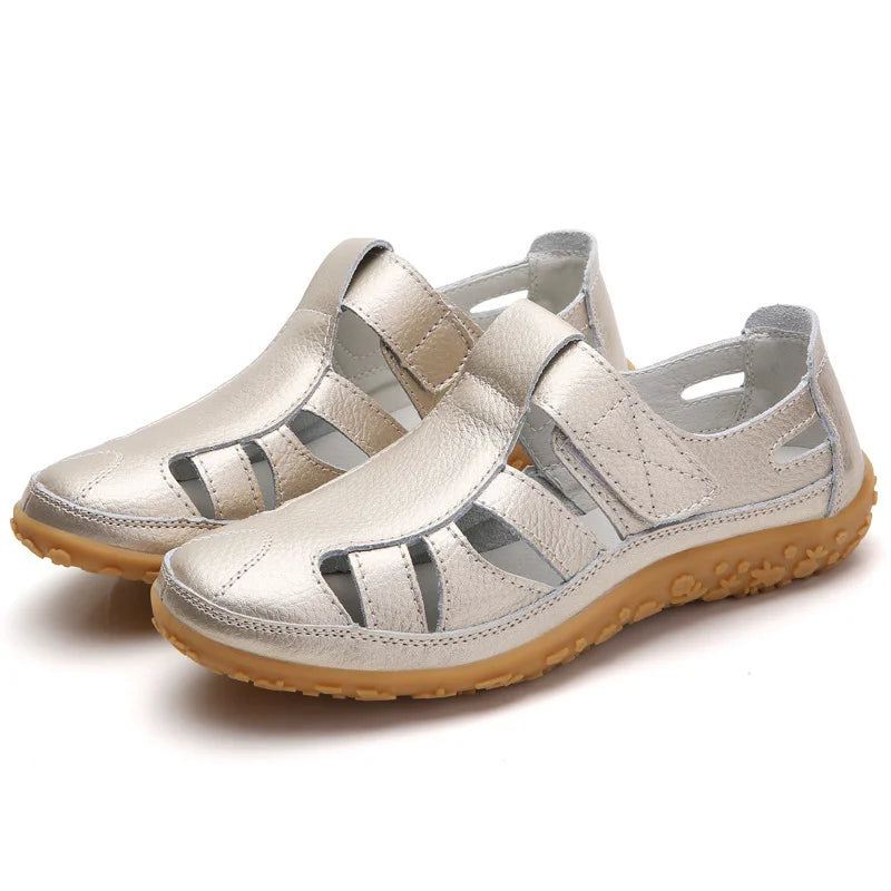 Orthopädische Anti-Rutsch-Sandalen für Damen mit stabilem Fußbett