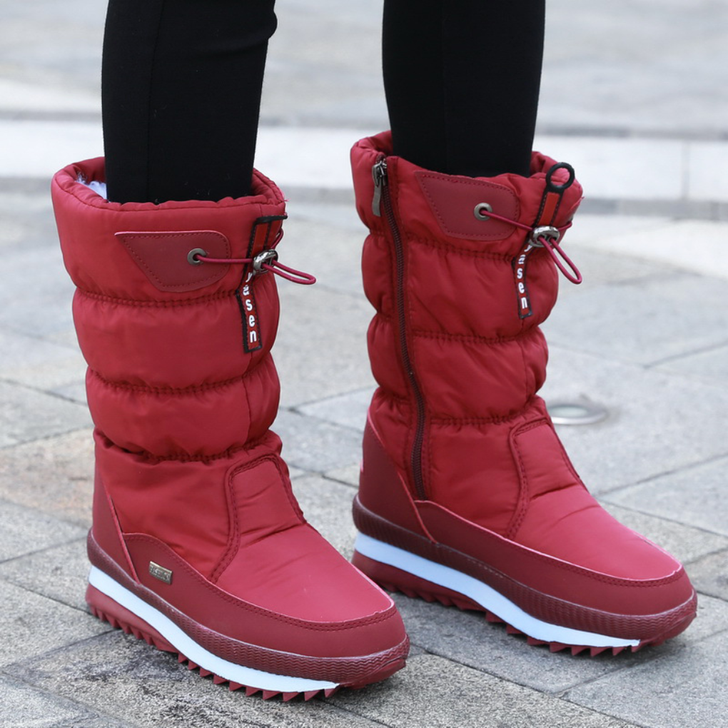 Gefütterte Winterstiefel für Damen