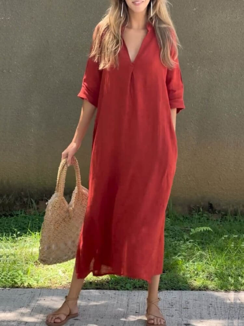 Elegante Tunika mit Spitzenärmeln für Damen