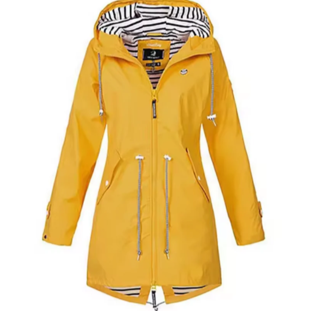 Wasserdichte Jacke mit Kapuze für Damen