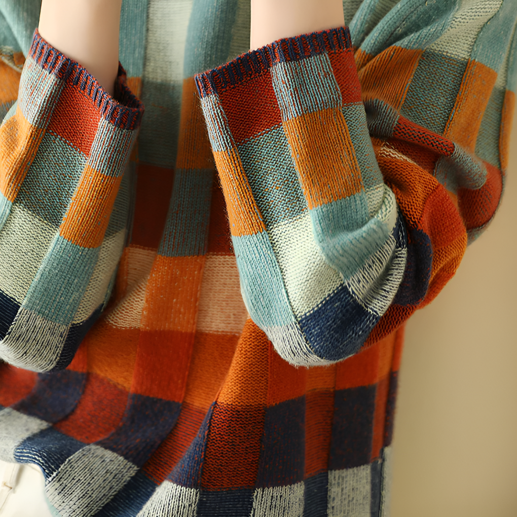 Luxuriöser Kaschmirpullover mit hohem Kragen