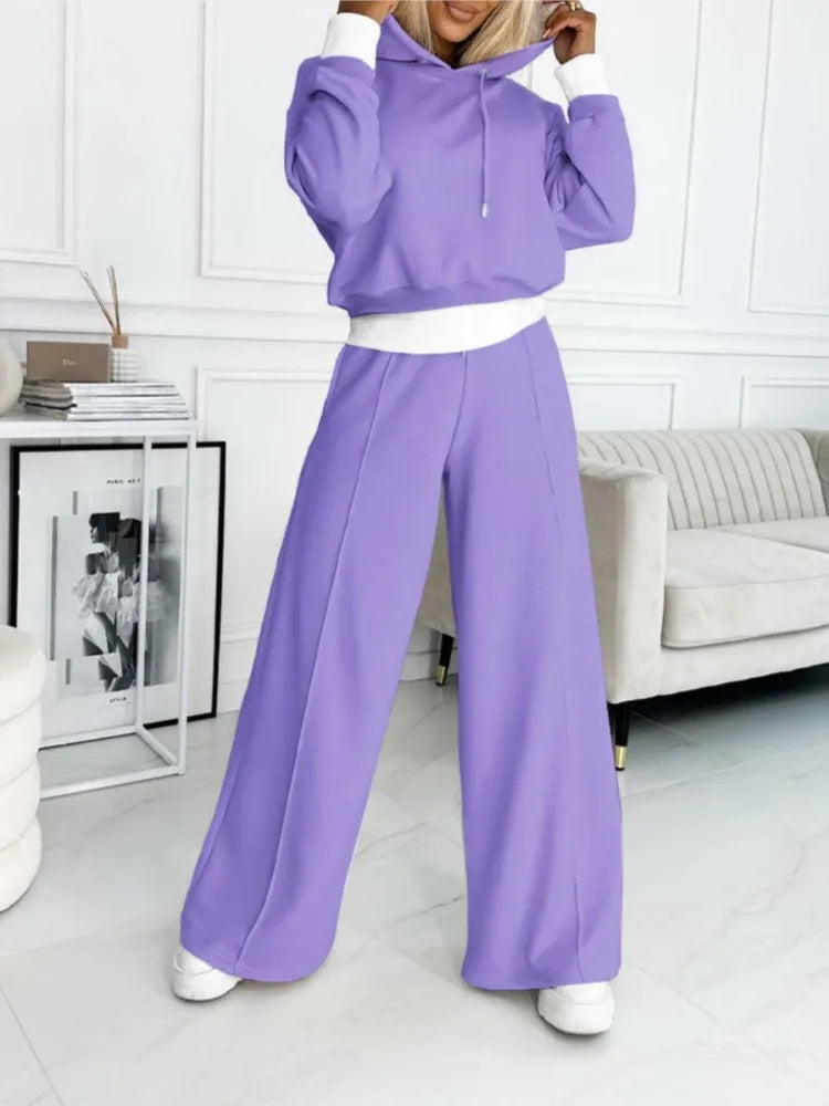 Stilvolle Zweiteilige Damen-Lounge- und Jogging-Set