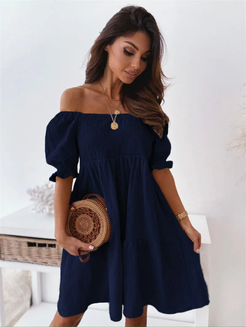 Elegantes One-Shoulder Minikleid für den Sommer