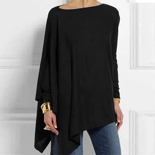 Elegantes Damen-Top mit Langen Ärmeln und Raffiniertem Design