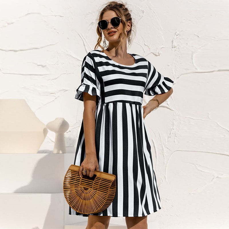 Elegantes Maxikleid mit langen Ärmeln