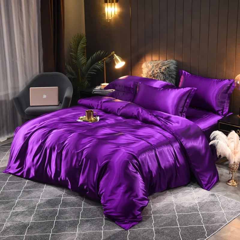 Seidiges Satin-Bettwäscheset: Verwöhnen Sie sich mit luxuriösem Komfort und elegantem Design