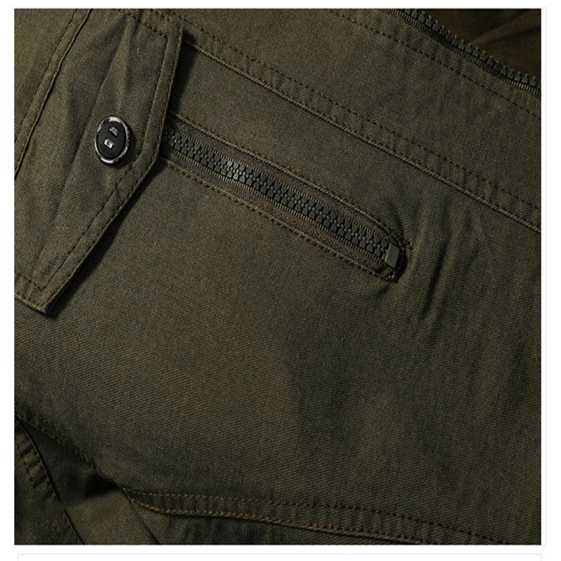 Herren-Militärjacke für die Übergangszeit – Robuster Stil und Alltagstauglichkeit