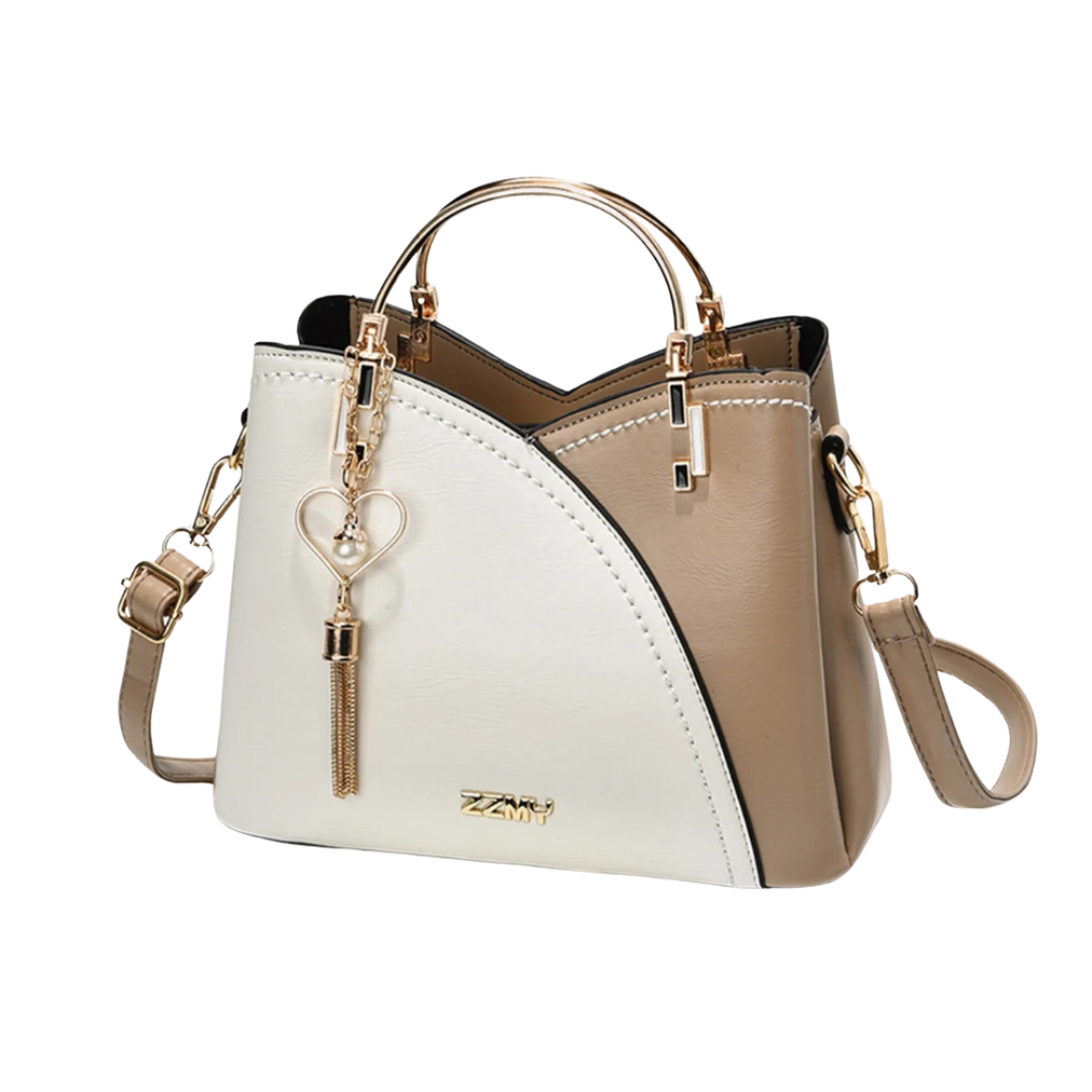 Luxetote – Vintage Patchwork PU-Lederhandtasche für Damen