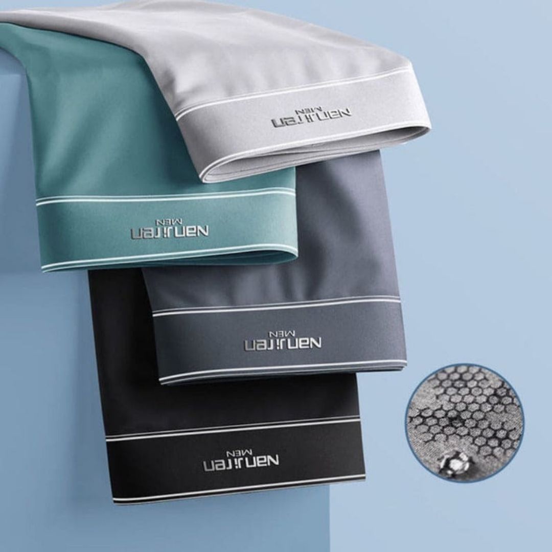Herren-Boxershorts aus atmungsaktivem Baumwoll-Mix für optimalen Komfort