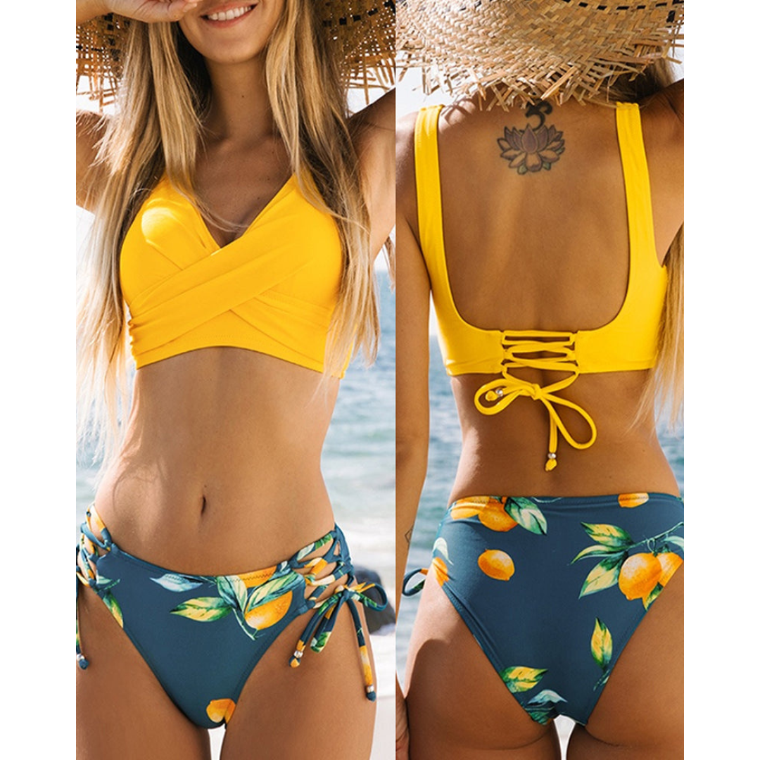 Zweiteiliger Damen-Bikini für den Sommer
