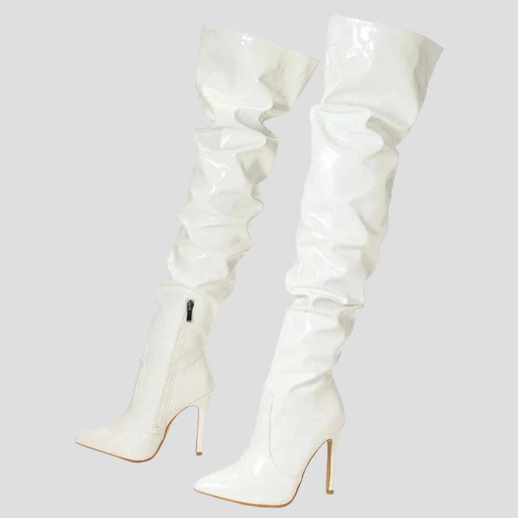 Damenstiefel mit 8 cm Absatz