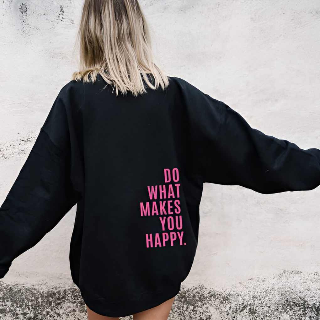 Unisex Happy Kapuzenpullover