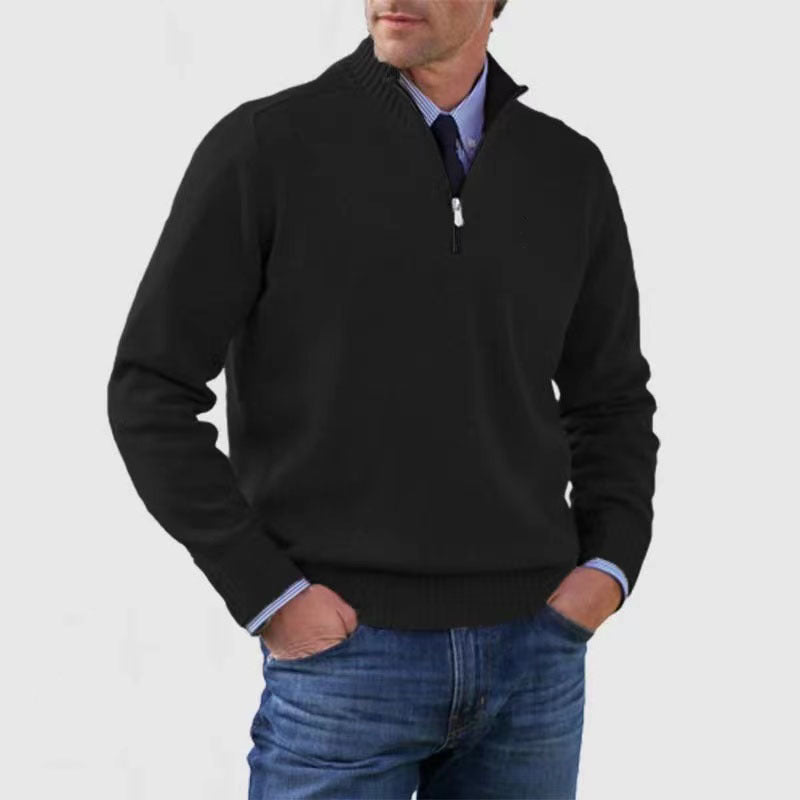 Herren-Pullover mit halbem Reißverschluss – Stilvolle Wahl zum Kombinieren